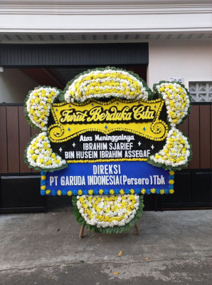Papan Bunga Duka di Ledeng